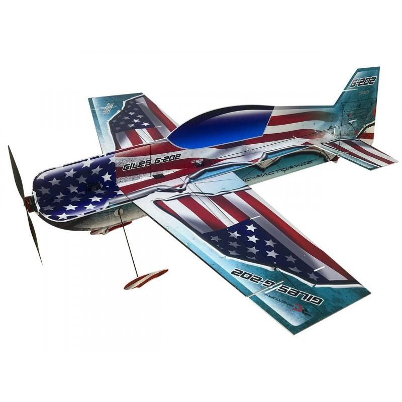 Avion RC indoor Factory RC Giles 202 (Amérique) / 875 mm