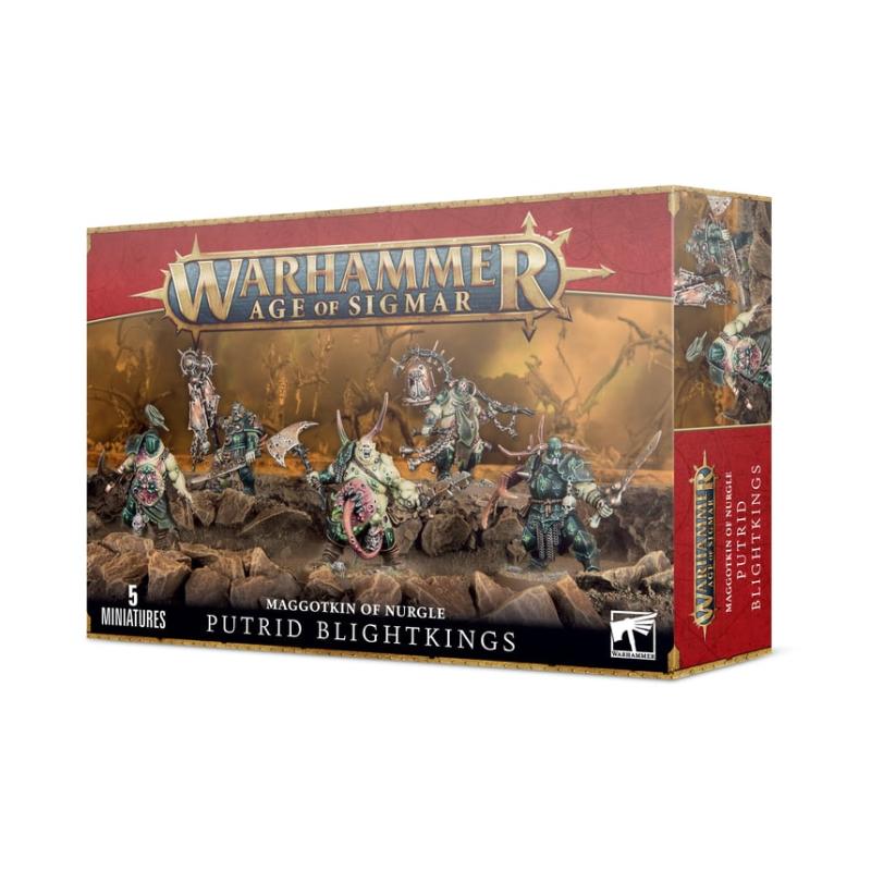 warharmmer " age of sigmar" maggotkin of nurgle putrid blightkings 83-28