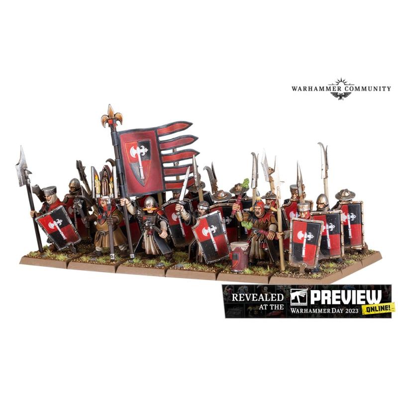 warhammer the old word " kongdom of bretonnia MEN-AT-ARMS"