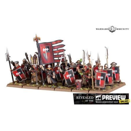 warhammer the old word " kongdom of bretonnia MEN-AT-ARMS"