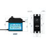 Servo Kavan GO-12S69MG (0,10 s/60°, 26 kg.cm) KAV20.12S69MG