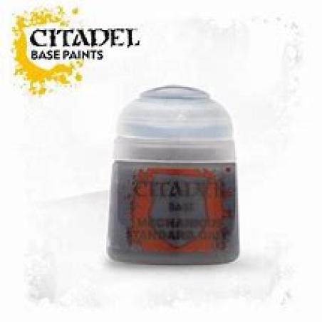 Pot de Peinture Base Mechanicus Standard Grey, 12ml - CITADEL 21-24