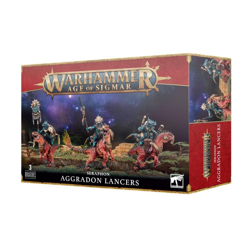 WARHAMMER : AGE OF SIGMAR  -  SERAPHON  -  AGGRADON LANCERS