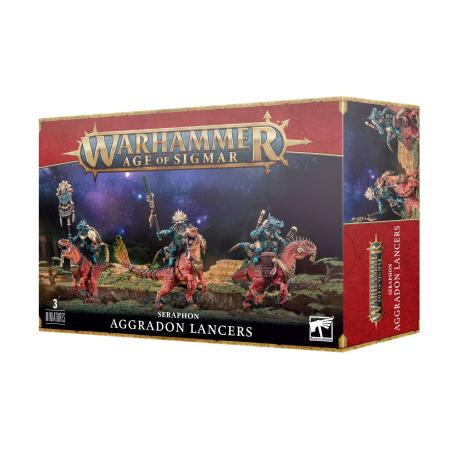 WARHAMMER : AGE OF SIGMAR  -  SERAPHON  -  AGGRADON LANCERS
