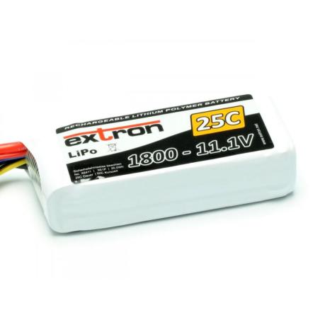 BATTERIE LIPO EXTRON X2 1800 - 11,1V (30C | 60C) X6411