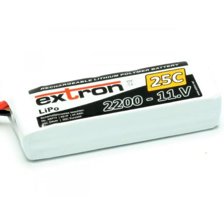 BATTERIE LIPO EXTRON X2 2200 - 11,1V (25C | 50C) X6413