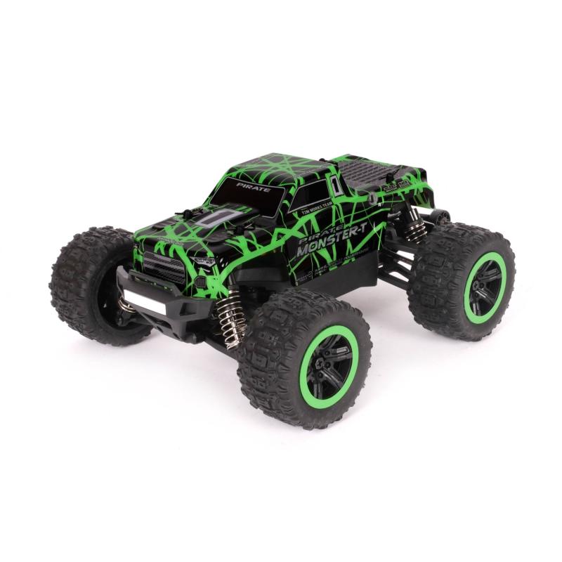 Voiture RC T2M Pirate Monster-T vert BRUSHLESS