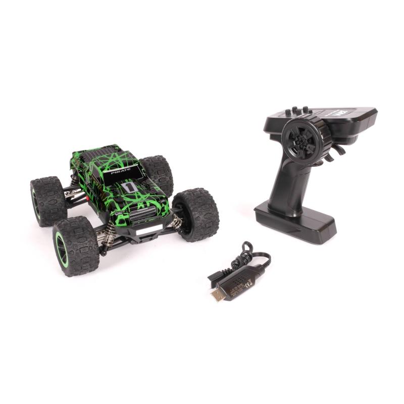 Voiture RC T2M Pirate Monster-T vert BRUSHLESS