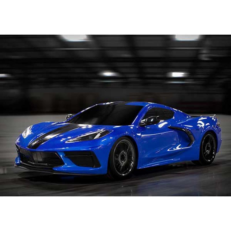 4-TEC 3,0 - CORVETTE STINGRAY bleu- 4X4 - 1/10 - BRUSHED