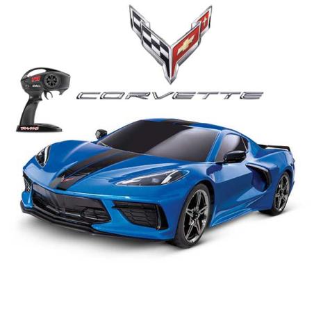 Voiture RC 4-TEC 3.0 – CORVETTE STINGRAY – 4X4 – 1/10 TRAXXAS 93054-4rouge