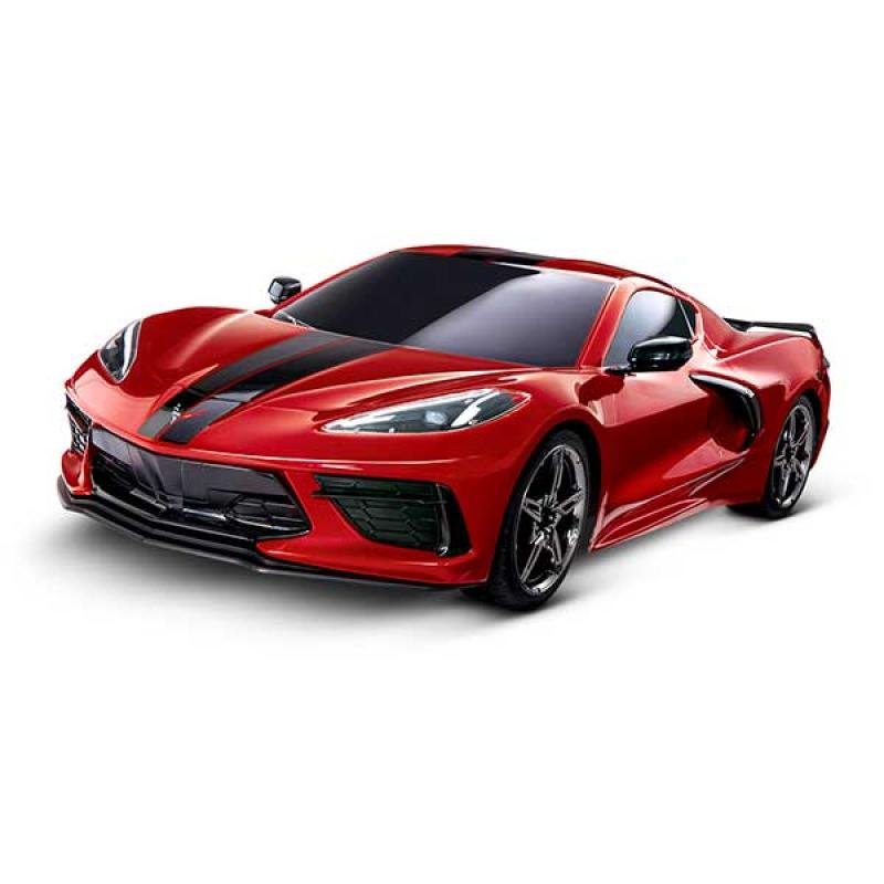 Voiture RC 4-TEC 3.0 – CORVETTE STINGRAY – 4X4 – 1/10 TRAXXAS 93054-4rouge