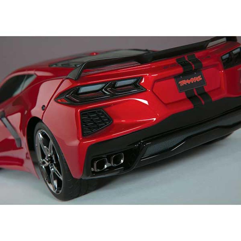 Voiture RC 4-TEC 3.0 – CORVETTE STINGRAY – 4X4 – 1/10 TRAXXAS 93054-4rouge