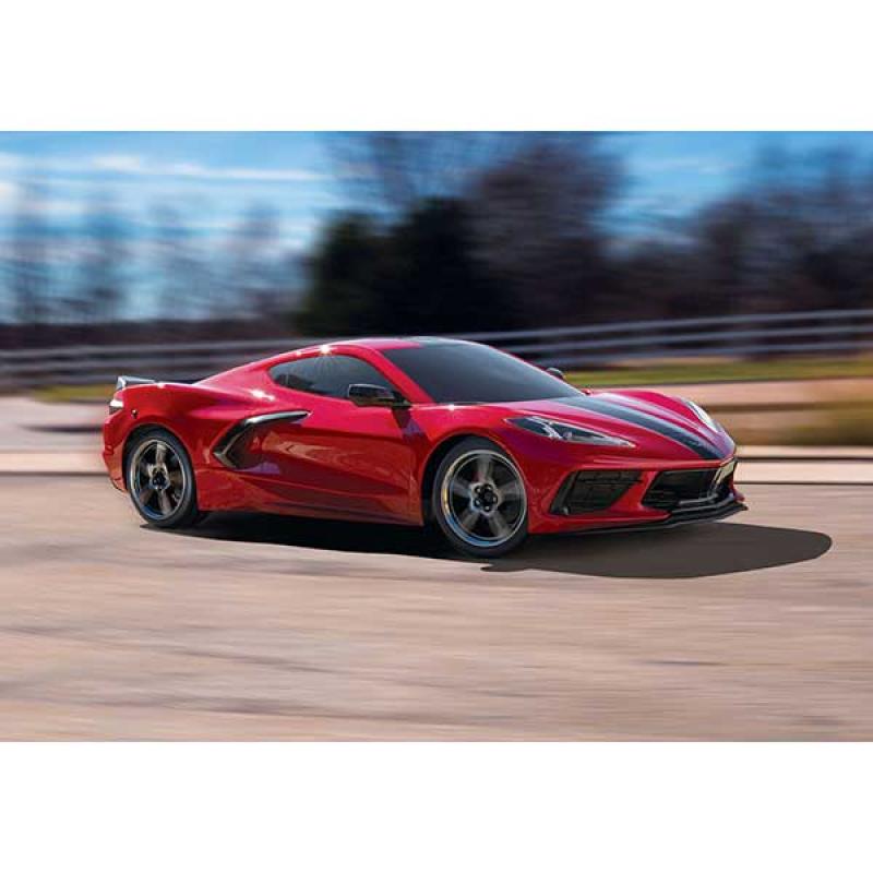 Voiture RC 4-TEC 3.0 – CORVETTE STINGRAY – 4X4 – 1/10 TRAXXAS 93054-4rouge
