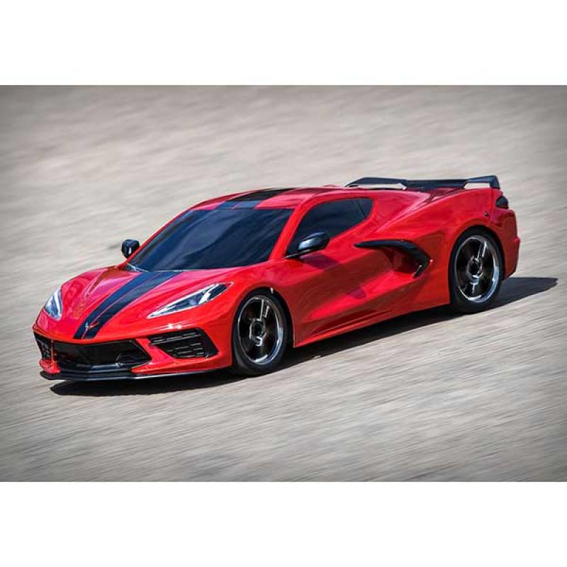 Voiture RC 4-TEC 3.0 – CORVETTE STINGRAY – 4X4 – 1/10 TRAXXAS 93054-4rouge