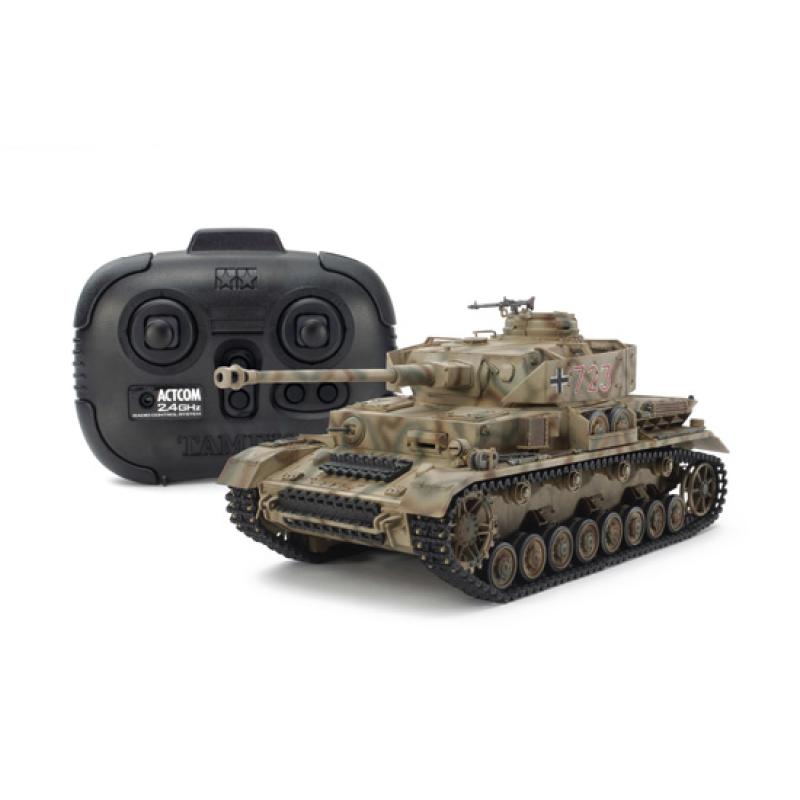 Char radiocommandé au 1/35 à assembler Panzer IV Ausf.J tamiya