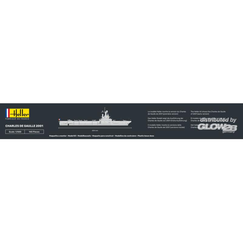 MAQUETTE PLASTIQUE CHARLES DE GAULLE 2001 1:400