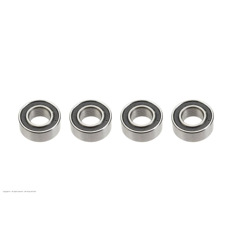 ROULEMENT À BILLES - ACIER CHROMÉ - ABEC 3 - FLASQUE CAOUTCHOUC - 5X10X4 - MR105-2RS 