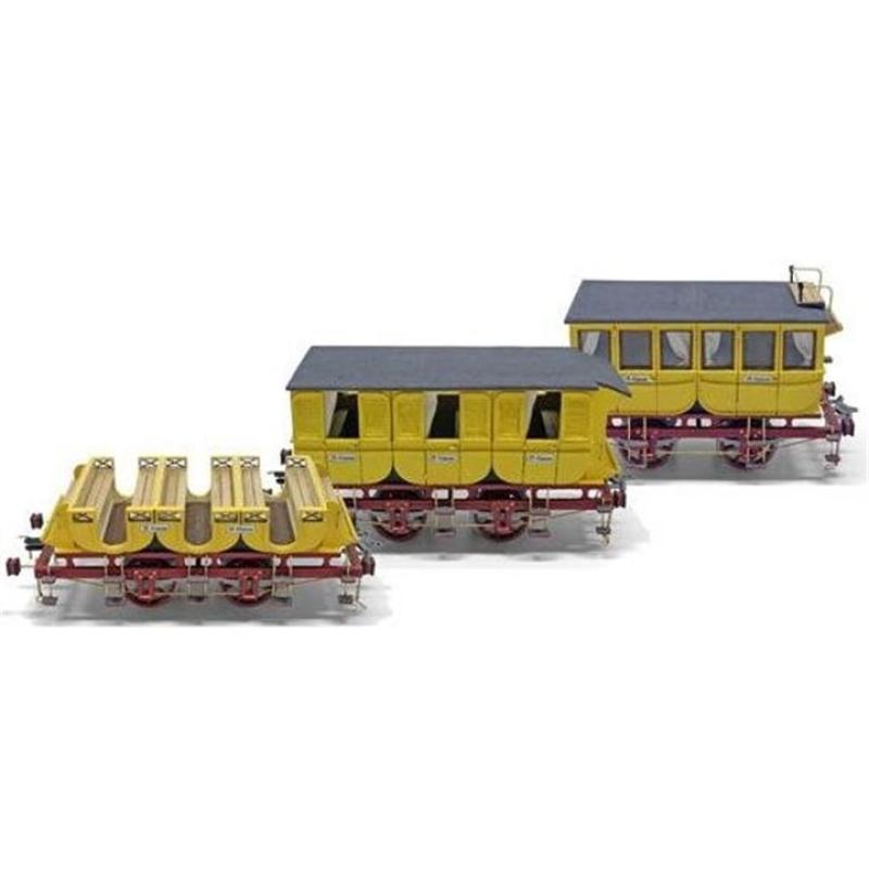 Maquette Bois OCCRE Wagons de locomotives Adler