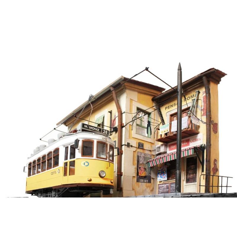 Maquette bois OCCRE Diorama Lisbonne