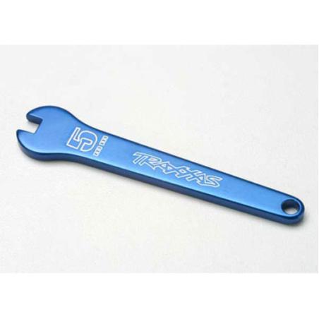 CLE PLATE 5MM ALU ANODISEE BLEU