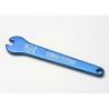CLE PLATE 5MM ALU ANODISEE BLEU