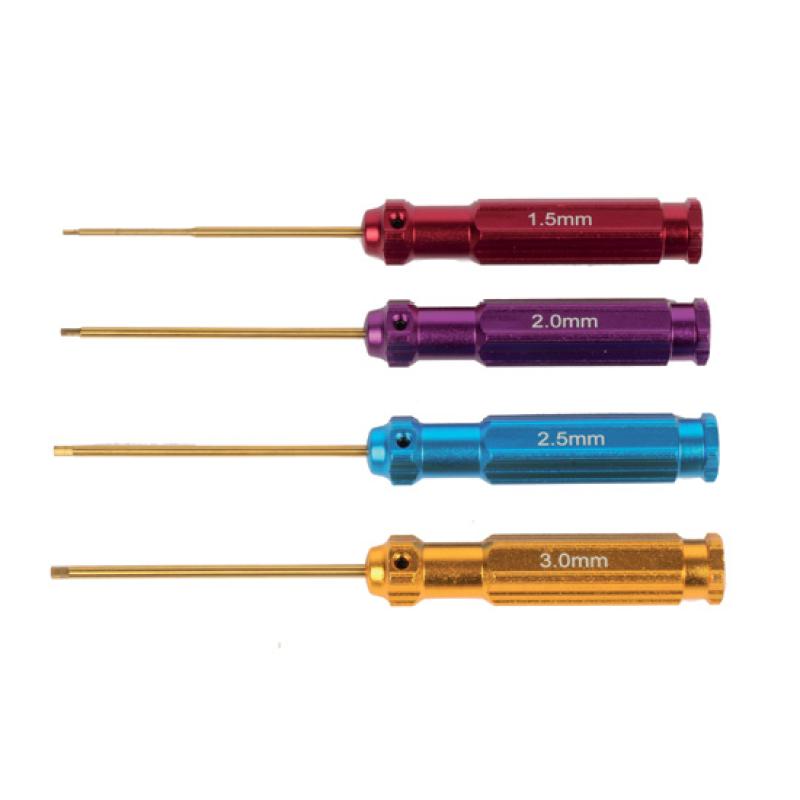 Set de clés hexagonales 1.5mm, 2mm, 2.5mm, 3mm 