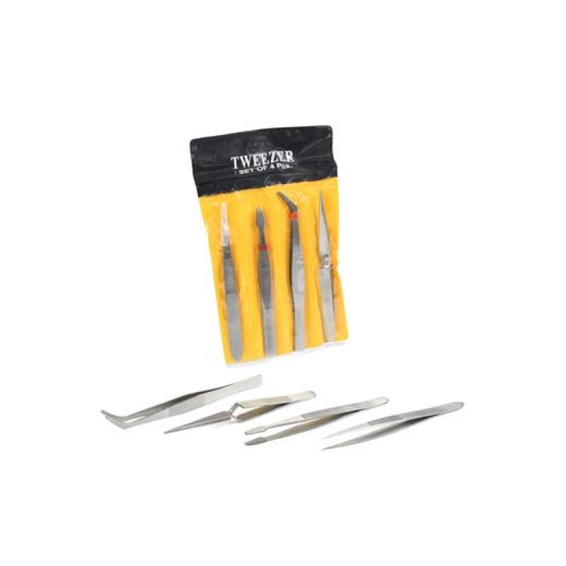 SET DE 4 PINCES ACIER amati 7273