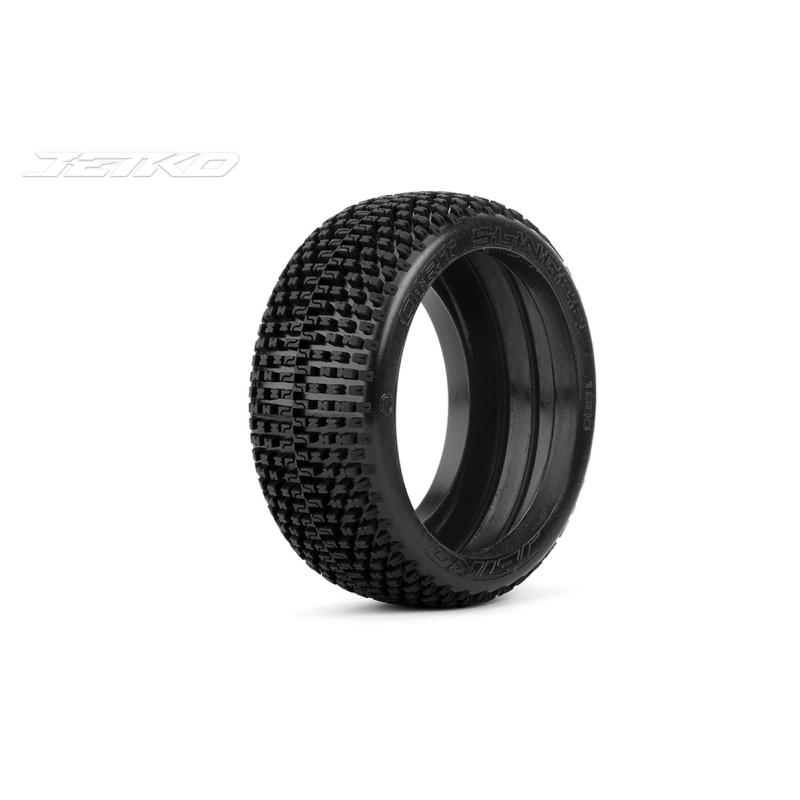 Pneus seul (4) pour buggy Jetko Dirt Slinger Soft 1:8